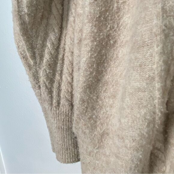 Banana Republic‎ Women’s Cardigan Duster Cable Knit Merino Wool Blend  Medium - Picture 6 of 12